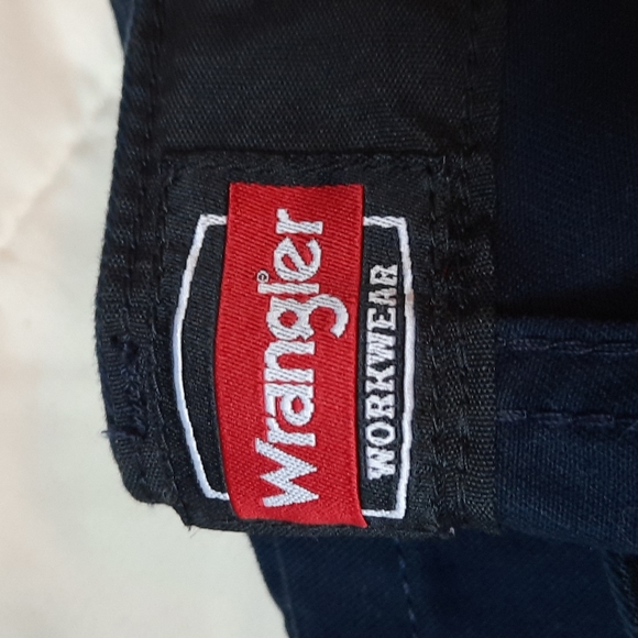 Wrangler Pants Mens Wrangler Work Pants Navy Blue 34x3 Poshmark